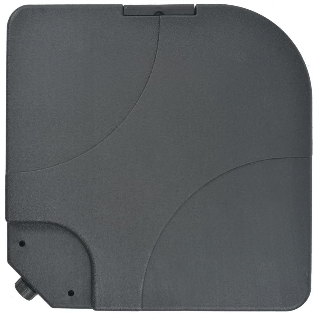 vidaXL Parasol met draagbare voet antracietkleurig - Aashly