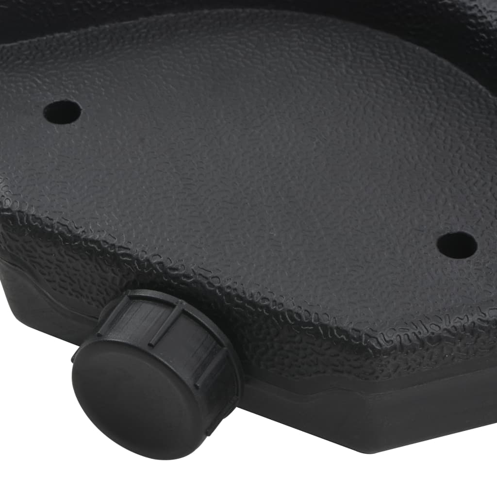 vidaXL Parasol met draagbare voet antracietkleurig - Aashly