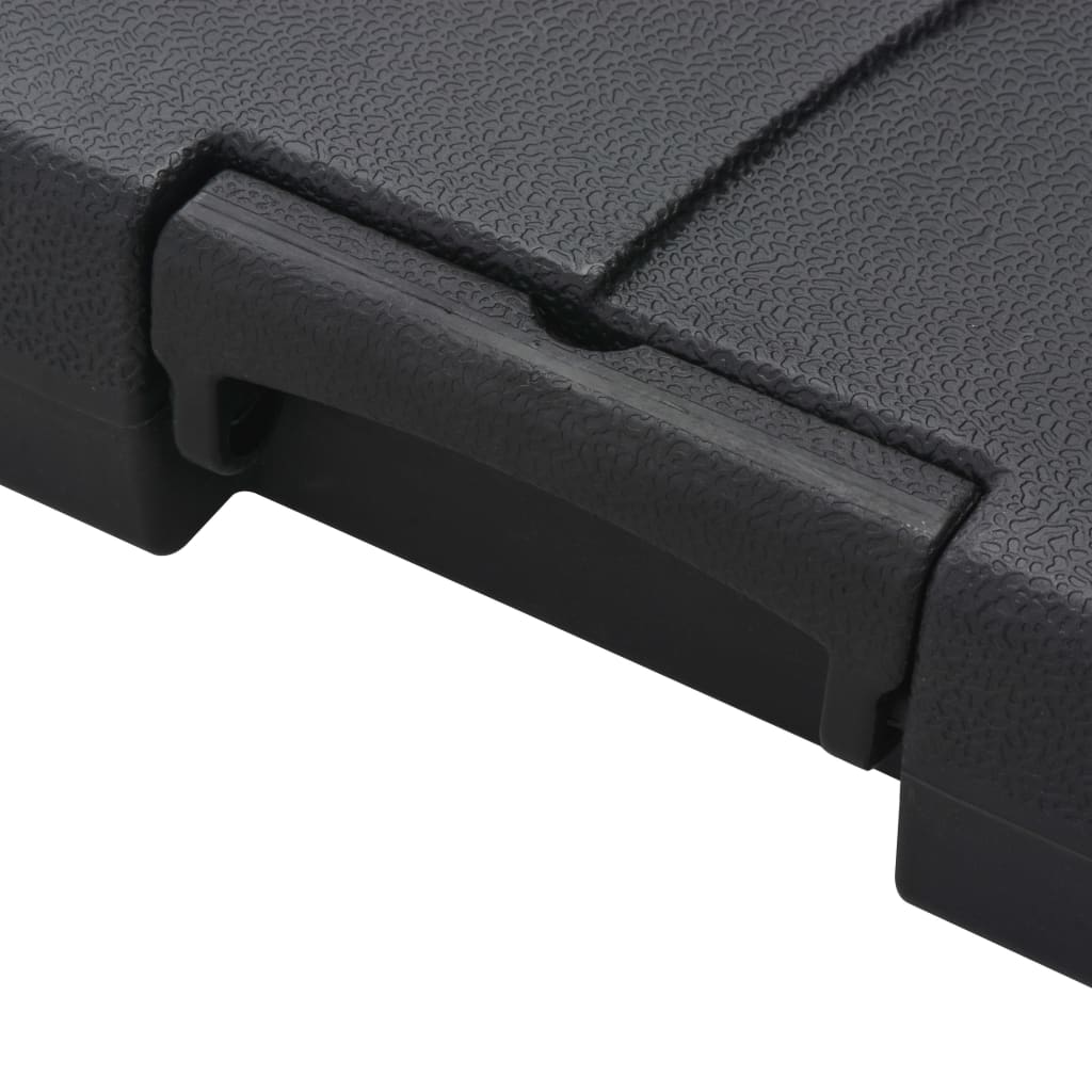 vidaXL Parasol met draagbare voet antracietkleurig - Aashly