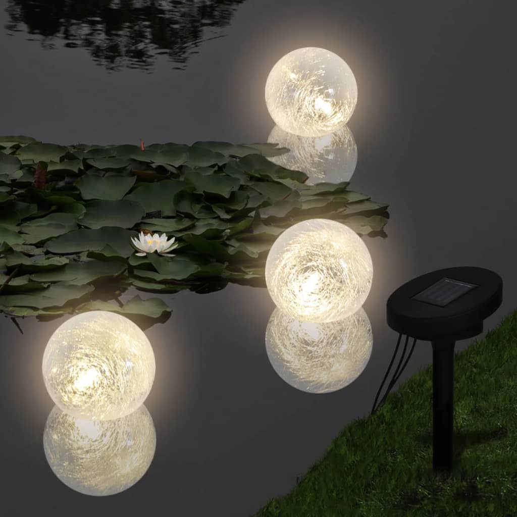 vidaXL Drijflampen 6 st voor vijver en zwembad LED - Aashly