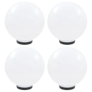 vidaXL LED-bollampen 4 st rond 30 cm PMMA - Aashly