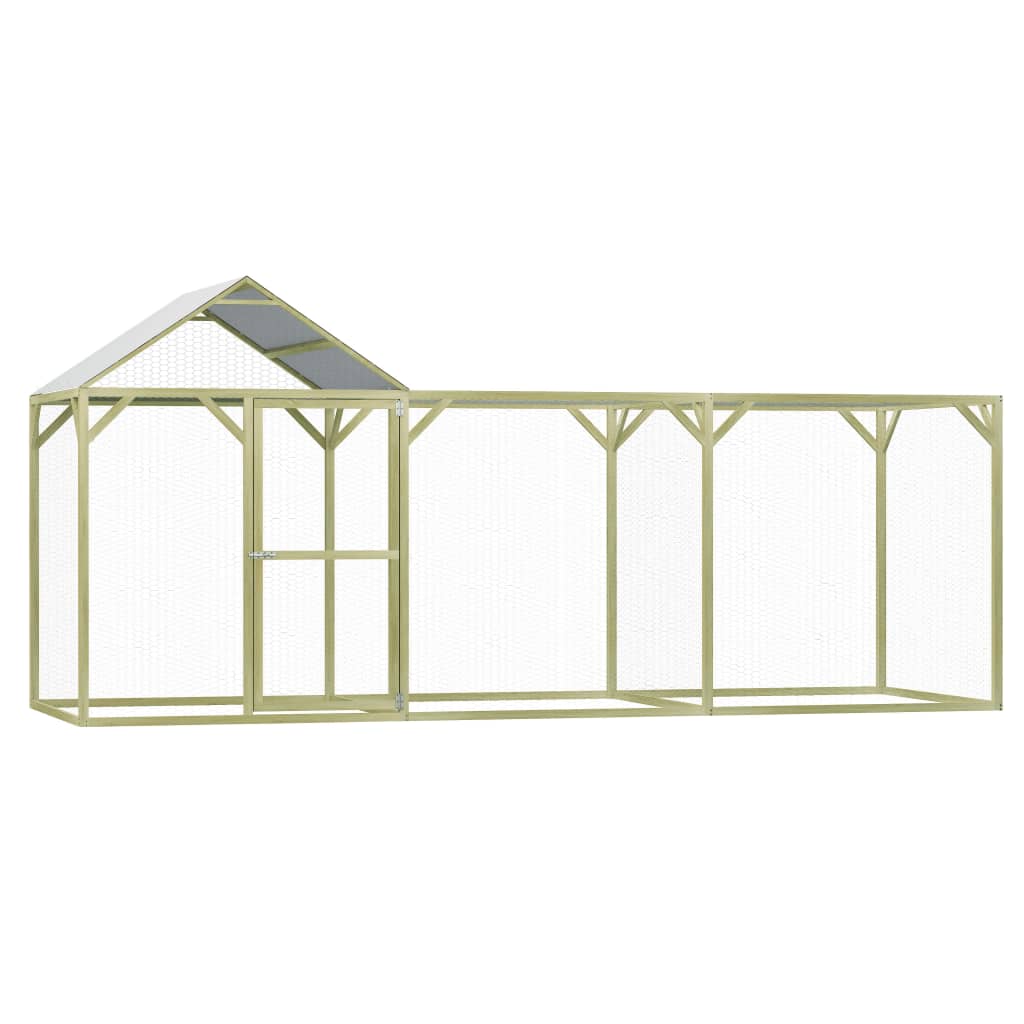 vidaXL Kippenhok 4,5x1,5x2 m geïmpregneerd grenenhout - Aashly
