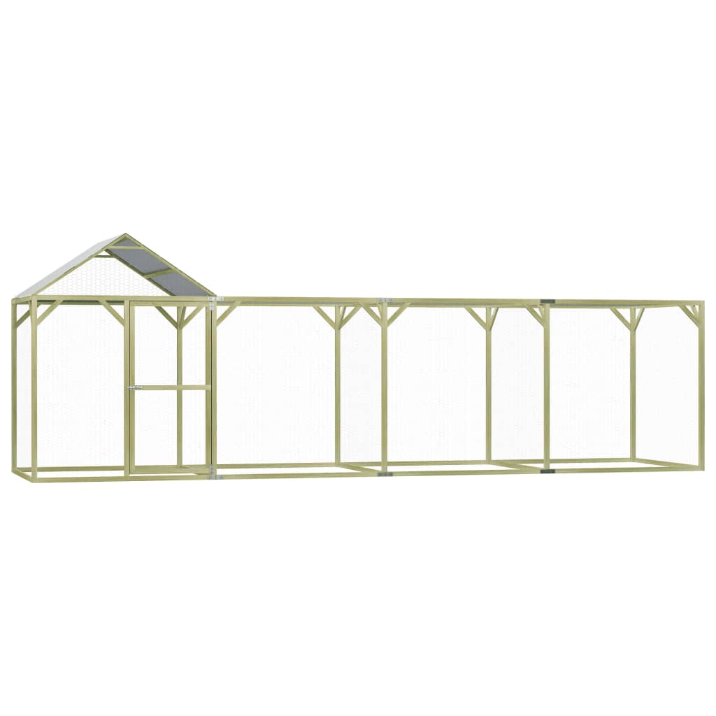 vidaXL Kippenhok 4,5x1,5x2 m geïmpregneerd grenenhout - Aashly