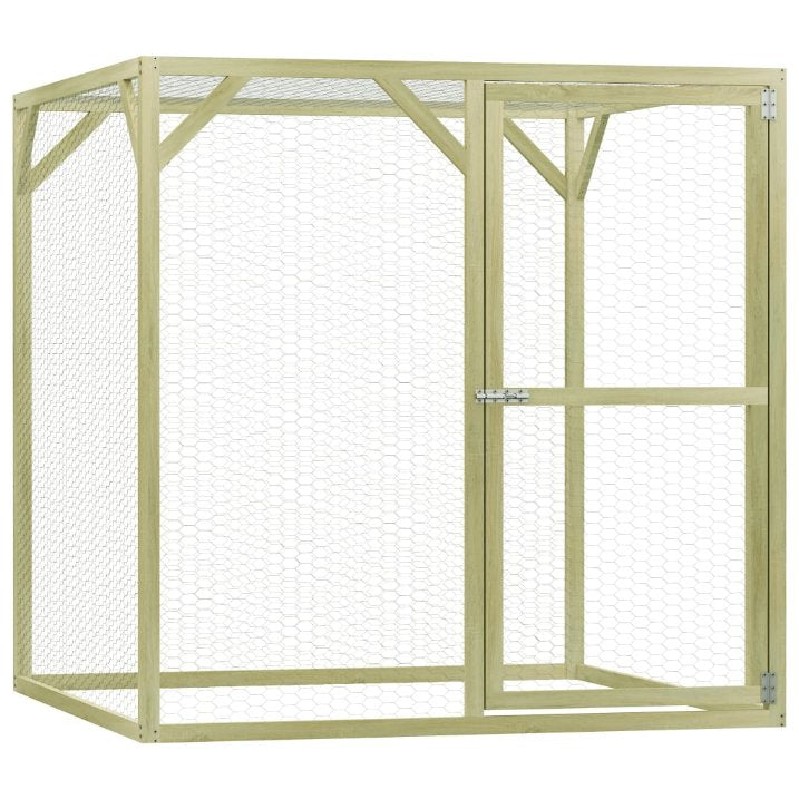 vidaXL Kippenhok 1,5x1,5x1,5 m geïmpregneerd grenenhout - Aashly