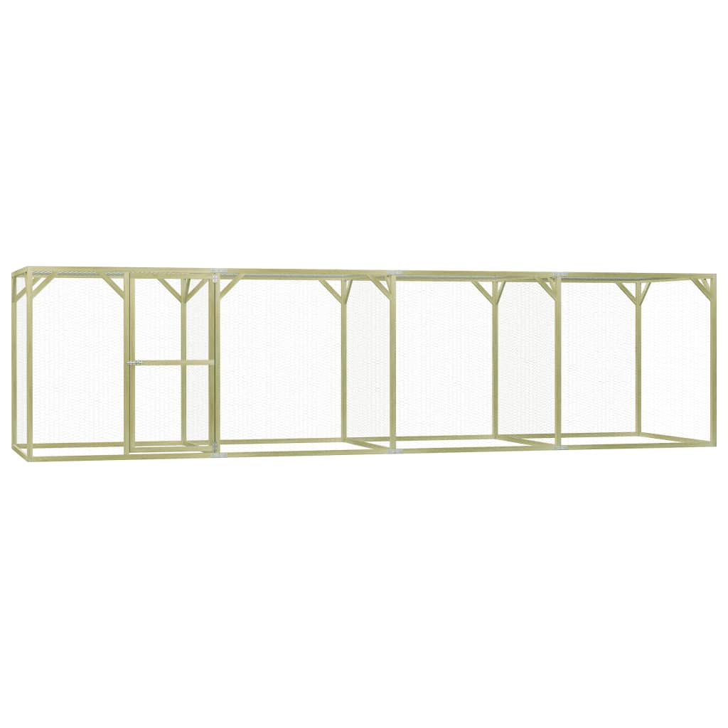vidaXL Kippenhok 1,5x1,5x1,5 m geïmpregneerd grenenhout - Aashly