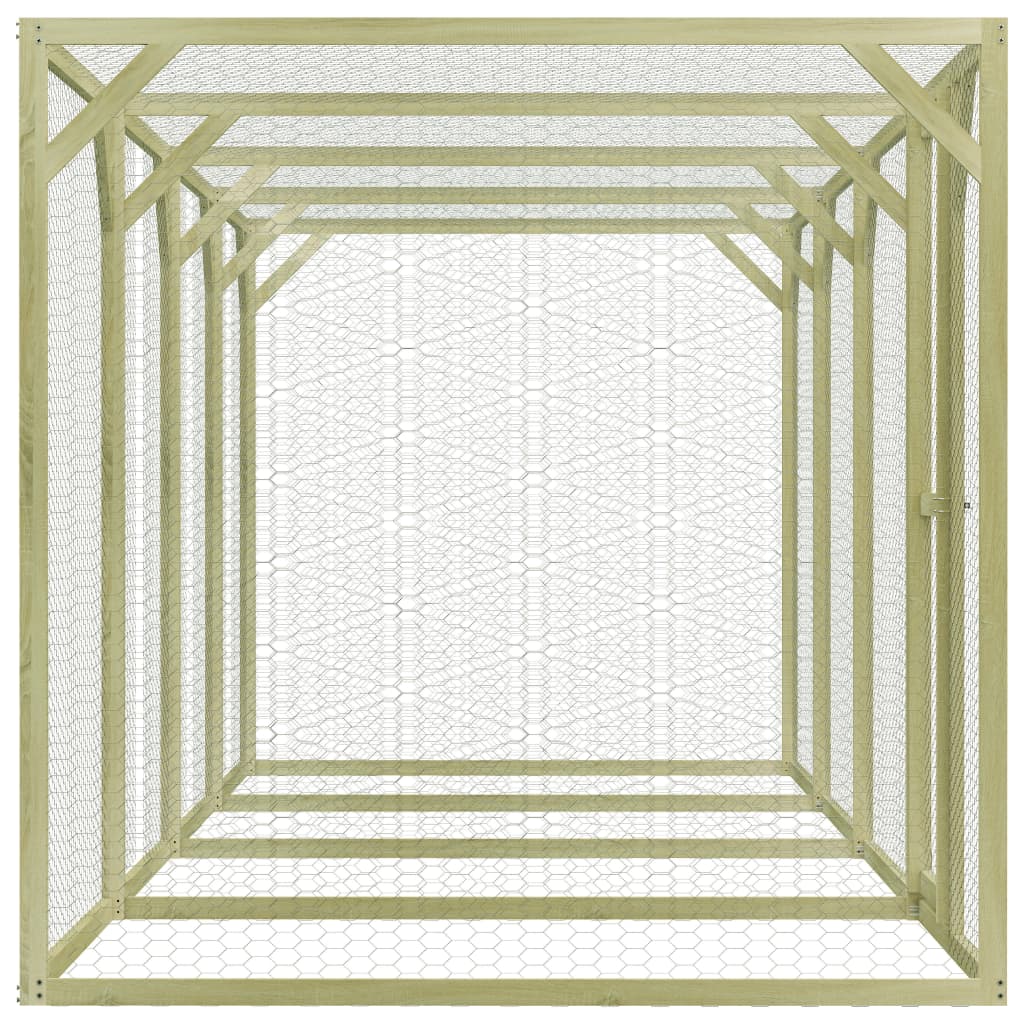 vidaXL Kippenhok 1,5x1,5x1,5 m geïmpregneerd grenenhout - Aashly