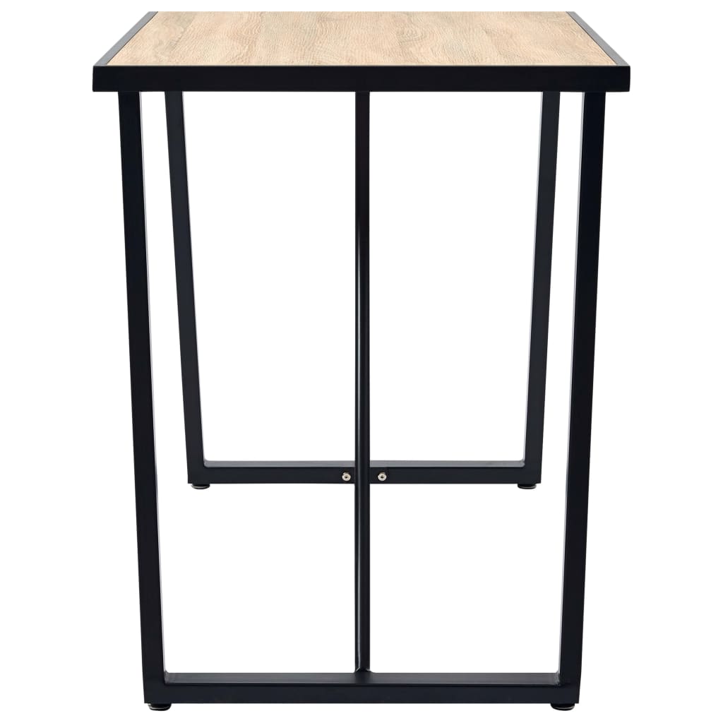 vidaXL Eettafel 200x100x75 cm MDF eikenkleurig