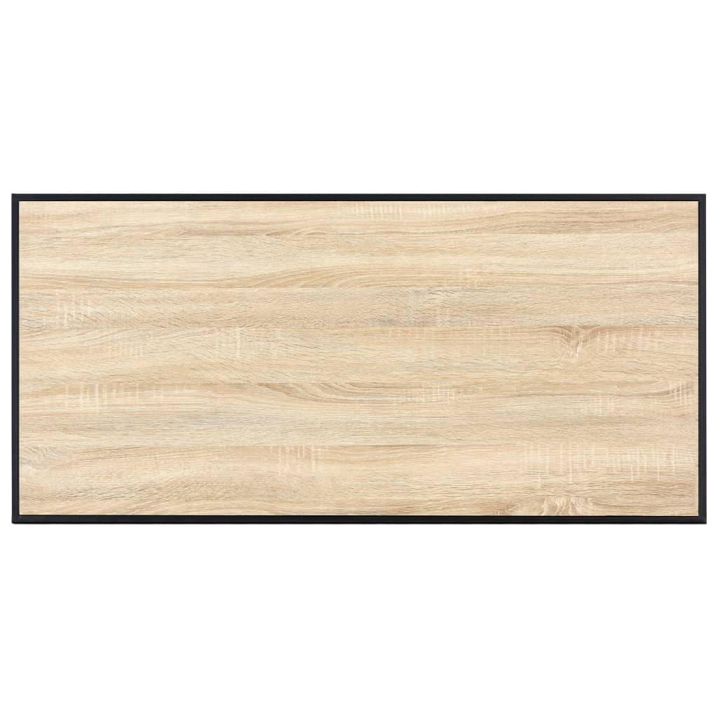 vidaXL Eettafel 200x100x75 cm MDF eikenkleurig