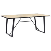 vidaXL Eettafel 200x100x75 cm MDF eikenkleurig