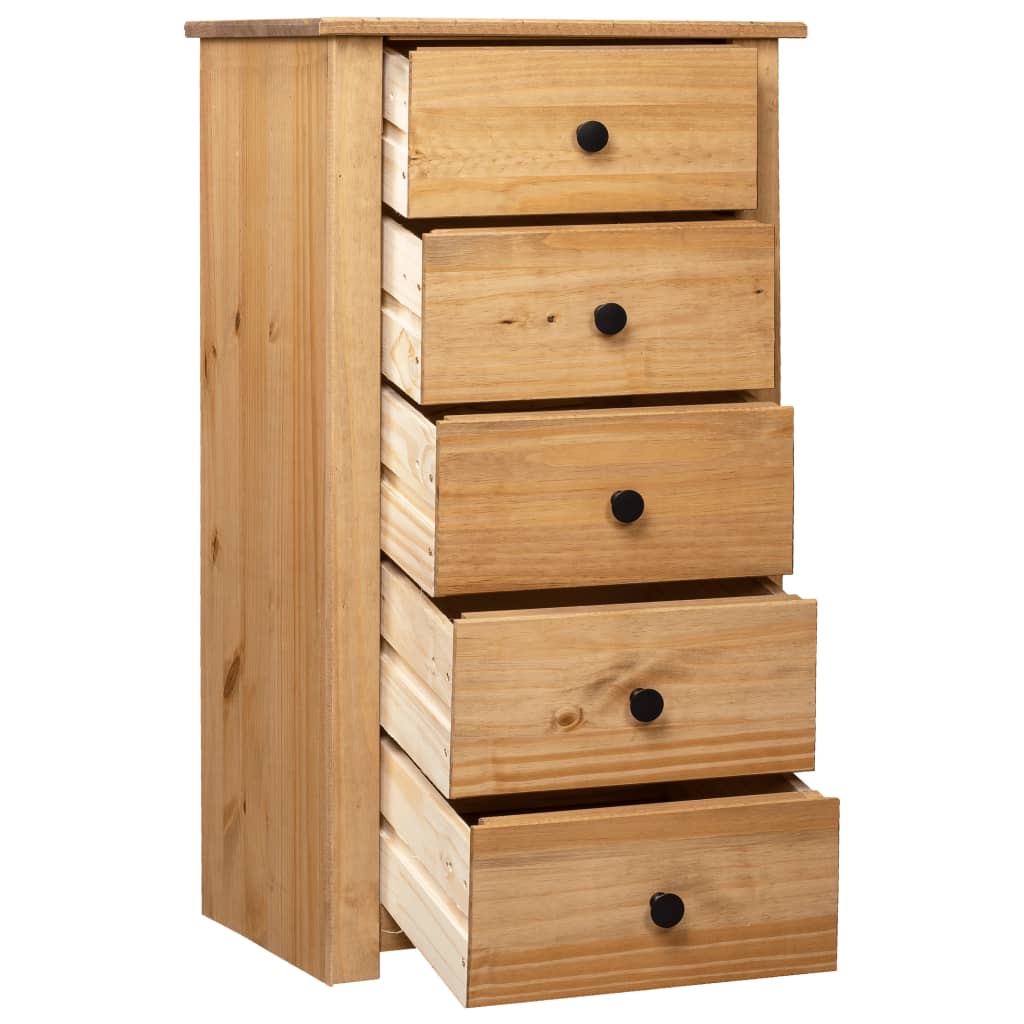 vidaXL Dressoir Panama Range 46x40x89 cm grenenhout - Aashly