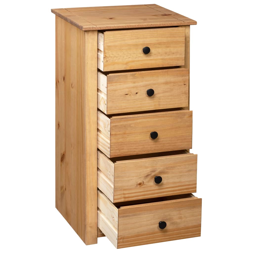 vidaXL Dressoir Panama Range 46x40x89 cm grenenhout - Aashly