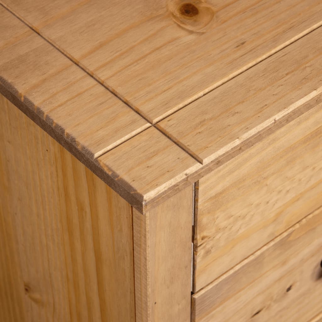 vidaXL Dressoir Panama Range 46x40x89 cm grenenhout - Aashly