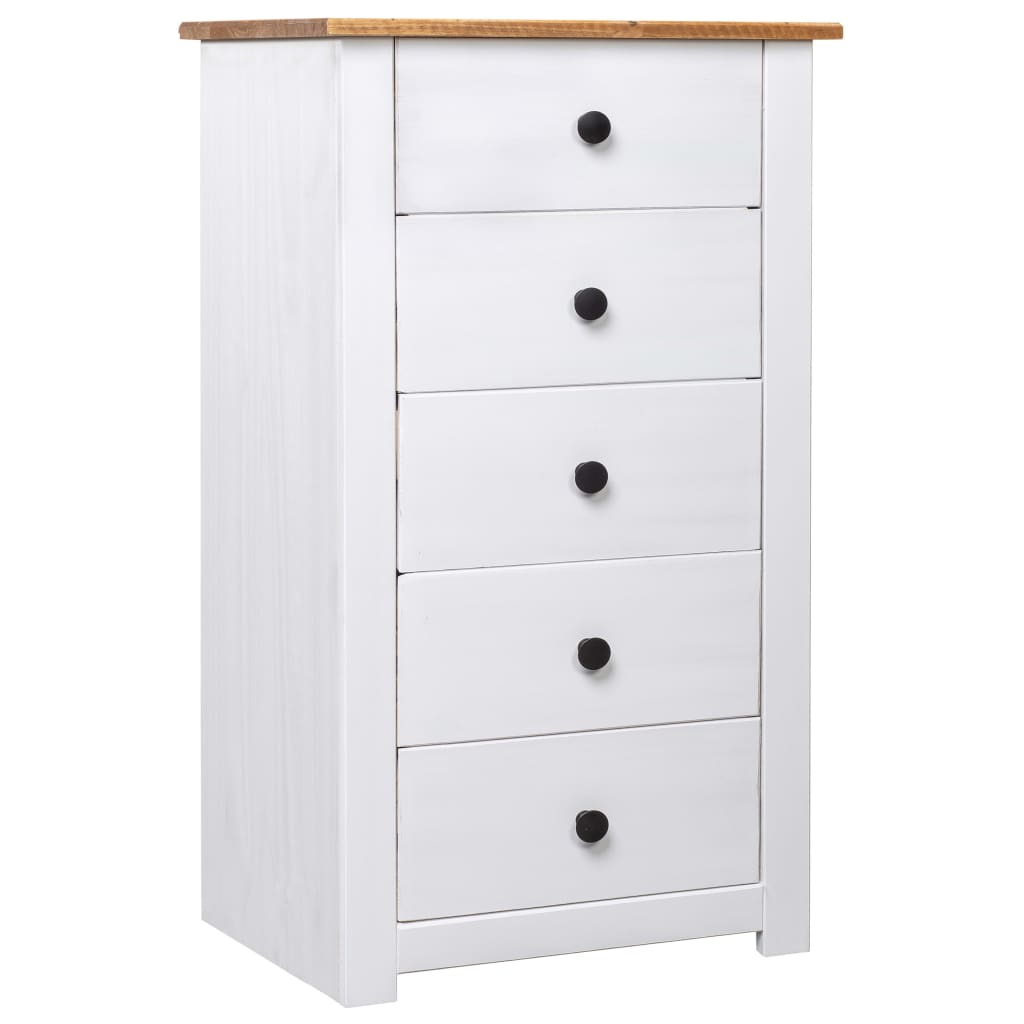 vidaXL Dressoir Panama Range 46x40x89 cm grenenhout - Aashly
