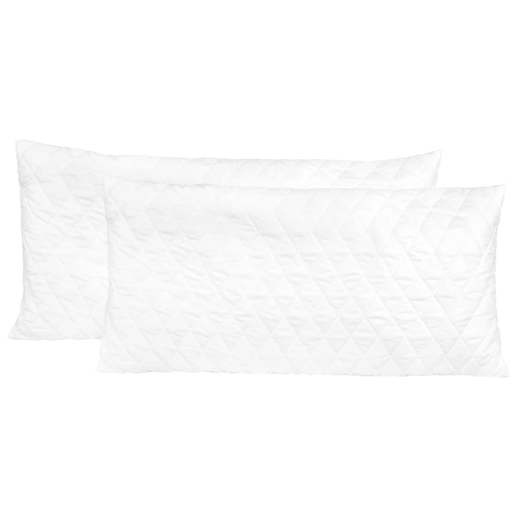 vidaXL Kussens 2 st 80x40x14 cm traagschuim - Aashly