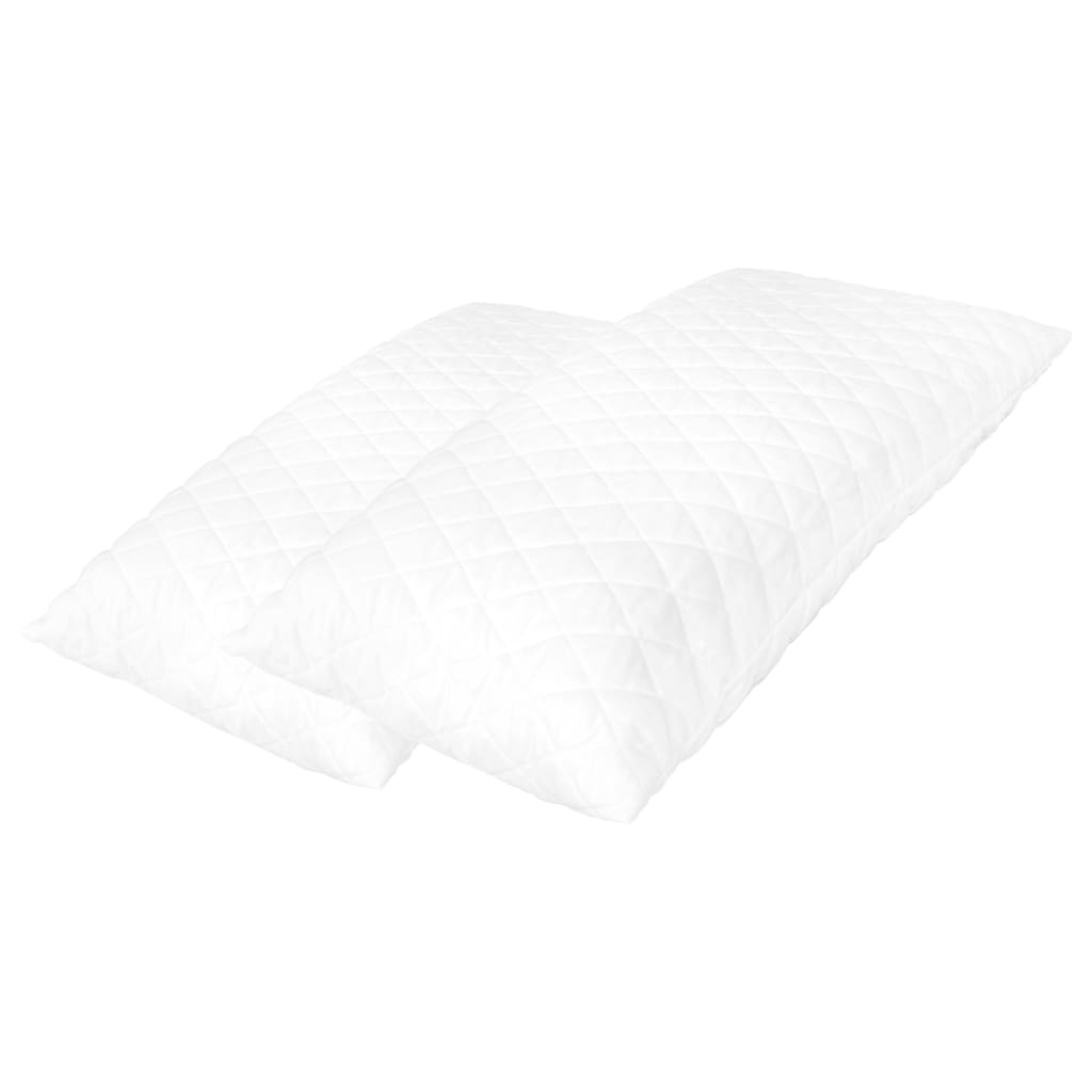 vidaXL Kussens 2 st 80x40x14 cm traagschuim - Aashly