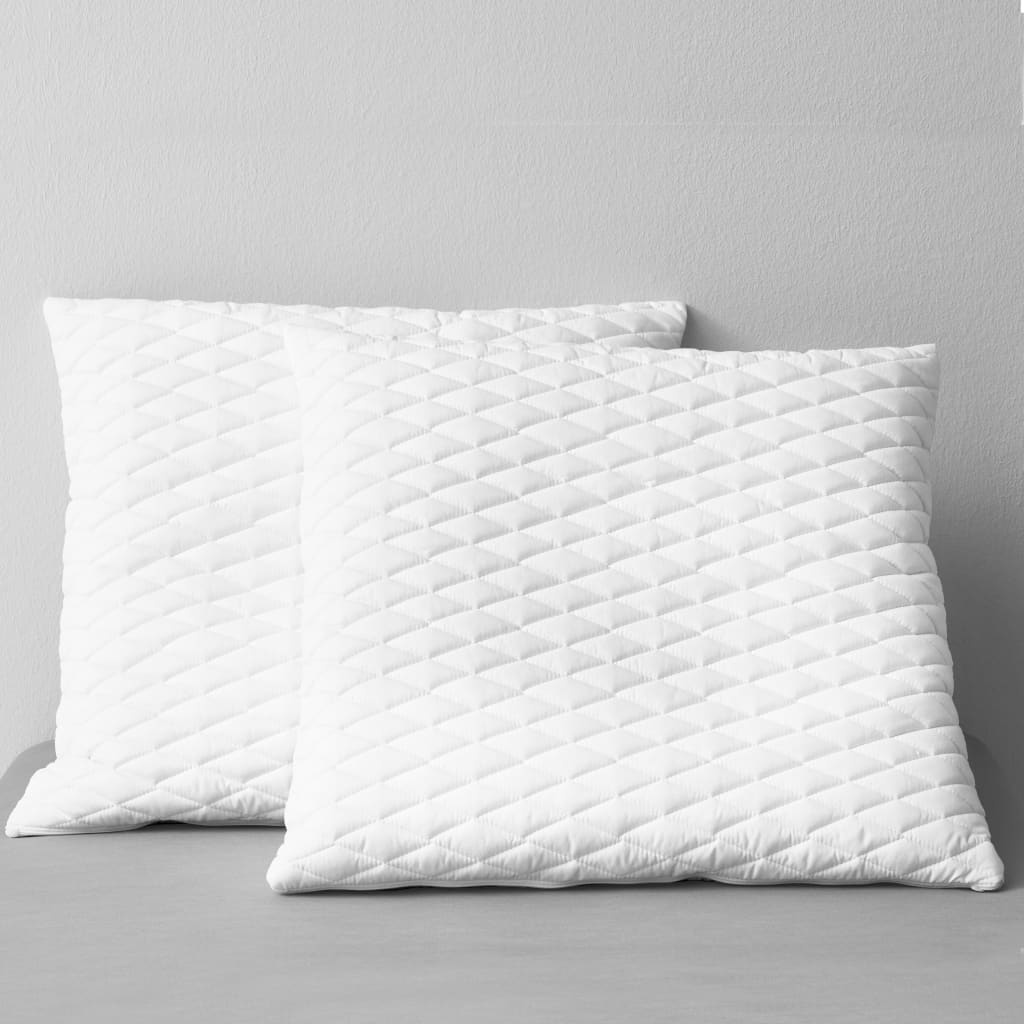 vidaXL Kussens 2 st 80x40x14 cm traagschuim - Aashly