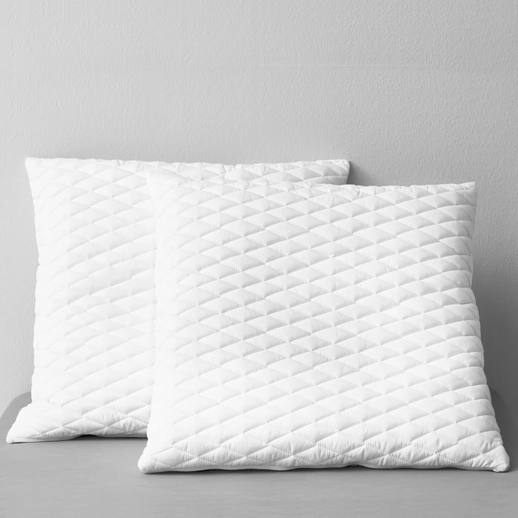 vidaXL Kussens 2 st 80x40x14 cm traagschuim - Aashly