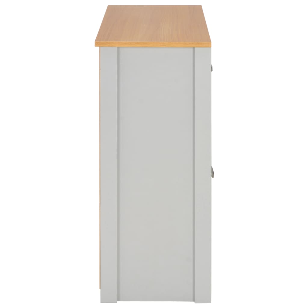vidaXL Dressoir 112x35x81 cm grijs - Aashly