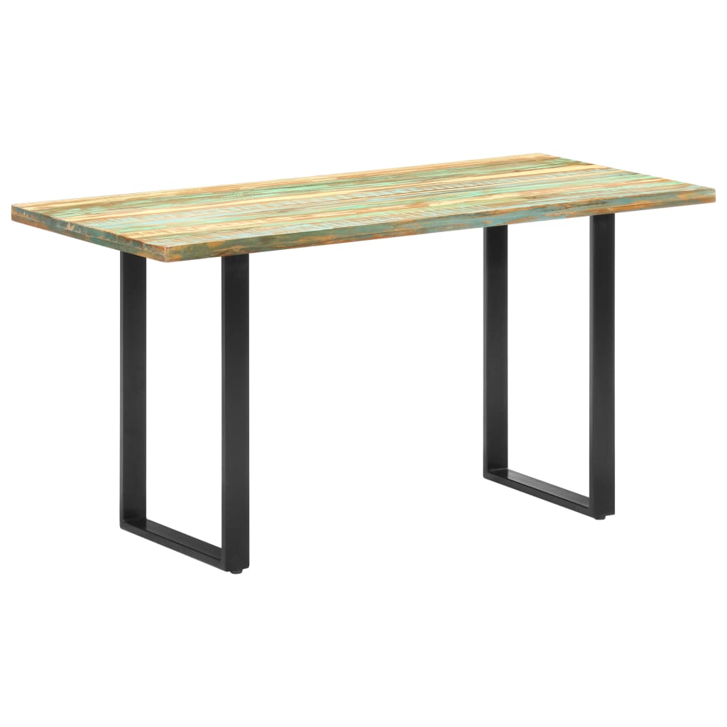 vidaXL Dining table 180x90x76 cm solid reclaimed wood
