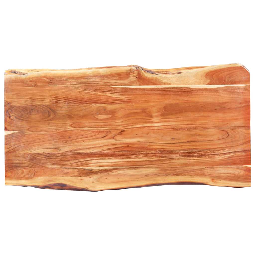 vidaXL Eetkamertafel met natuurlijke randen 3,8 cm 200 cm acaciahout