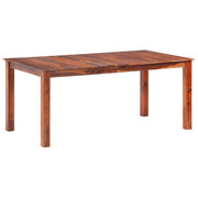 vidaXL Eettafel 120x60x76 cm massief acaciahout - Aashly