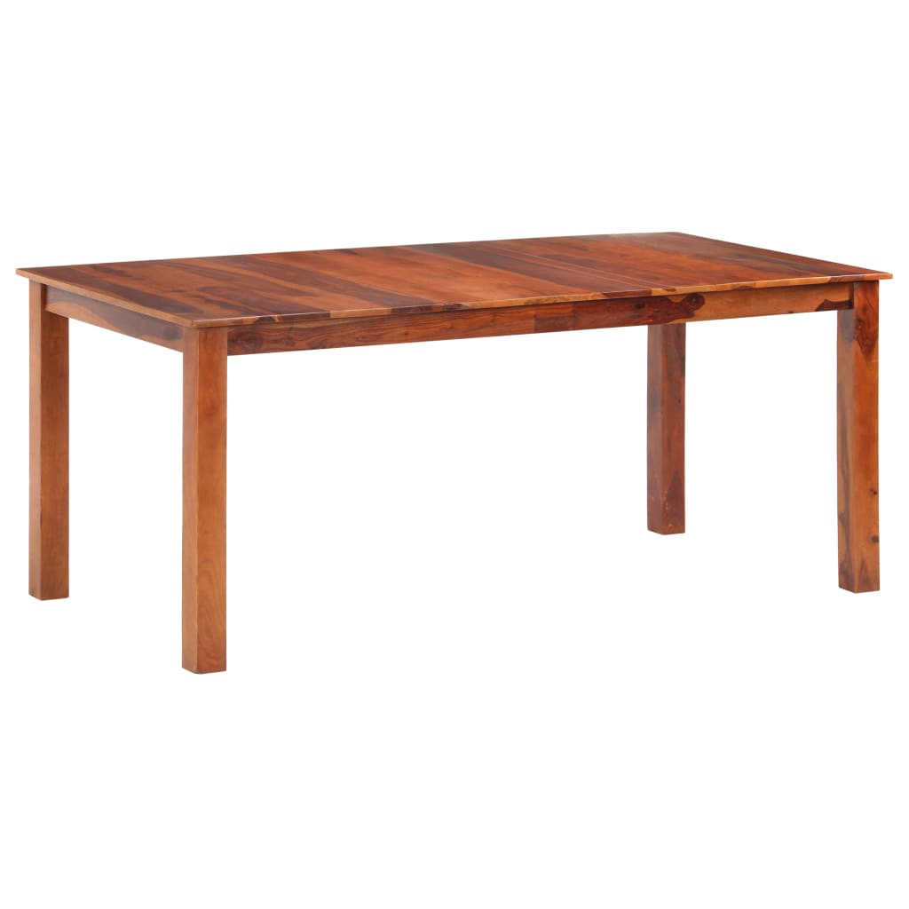 vidaXL Eettafel 120x60x76 cm massief acaciahout - Aashly