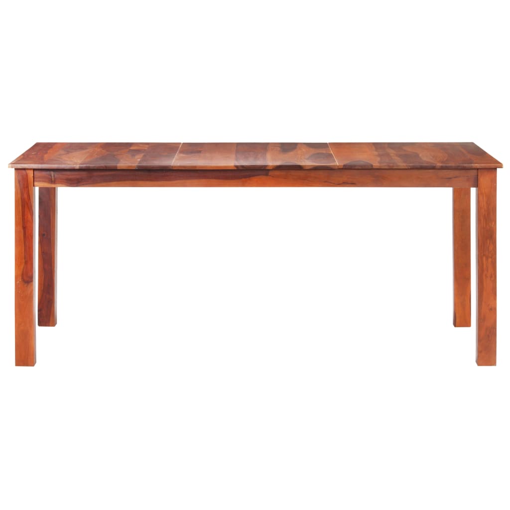 vidaXL Eettafel 120x60x76 cm massief acaciahout - Aashly