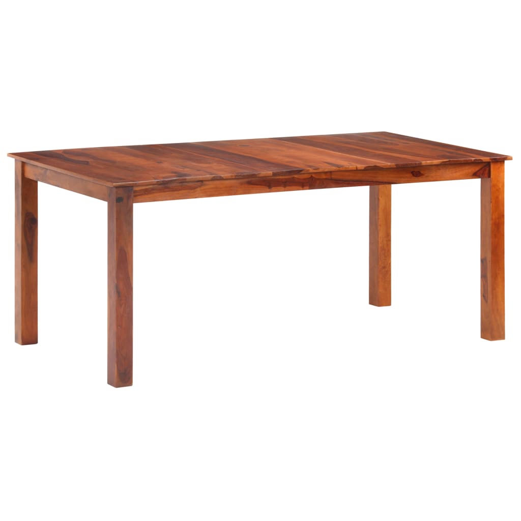 vidaXL Eettafel 120x60x76 cm massief acaciahout - Aashly