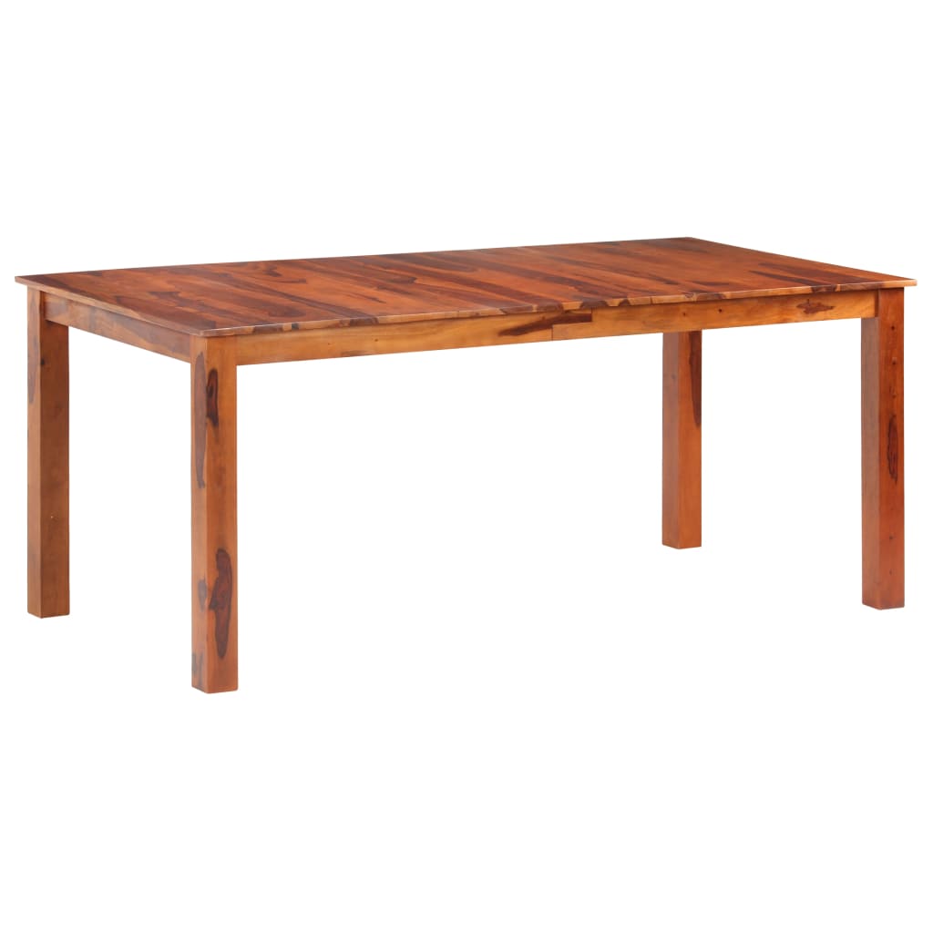 vidaXL Eettafel 120x60x76 cm massief acaciahout - Aashly
