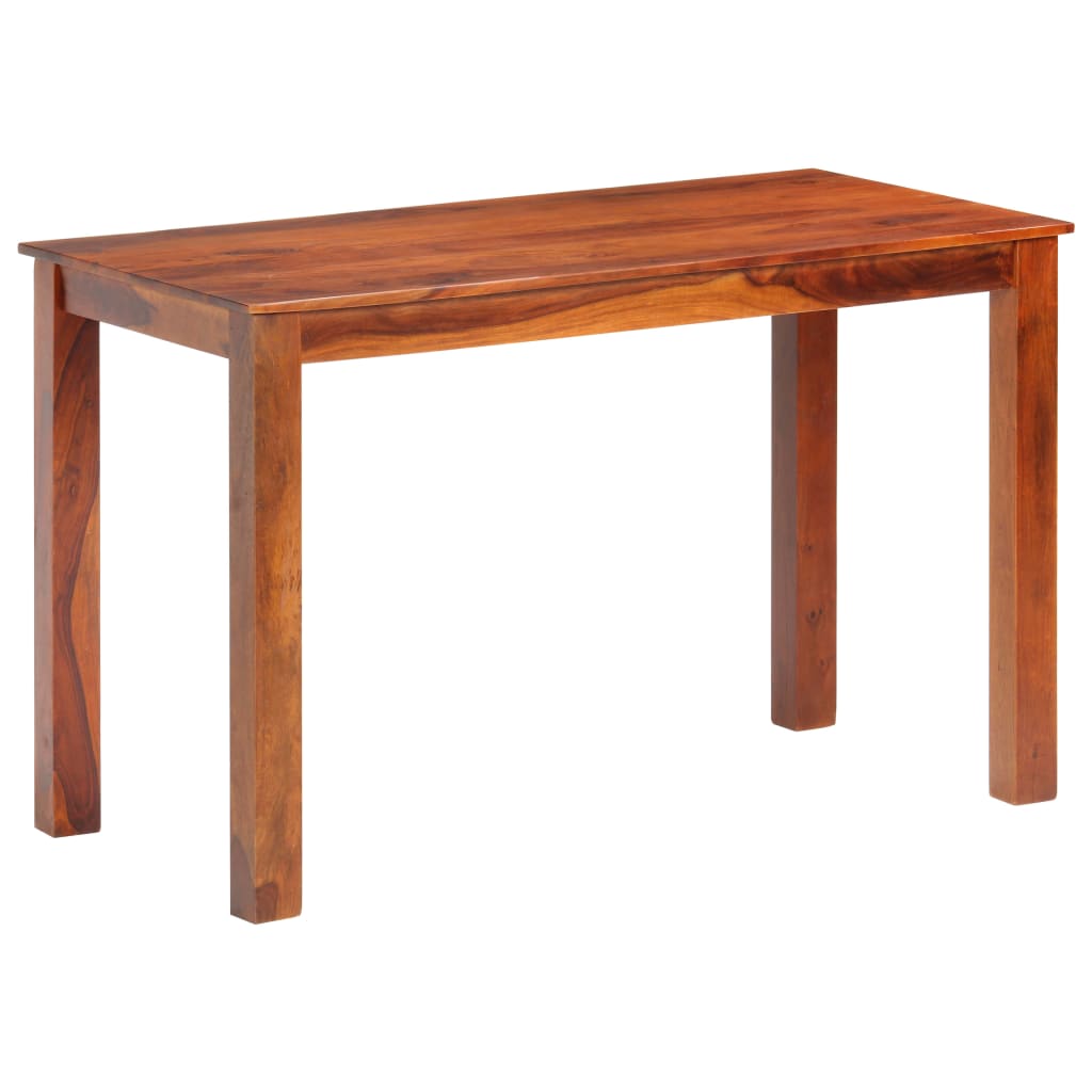 vidaXL Eettafel 120x60x76 cm massief acaciahout - Aashly