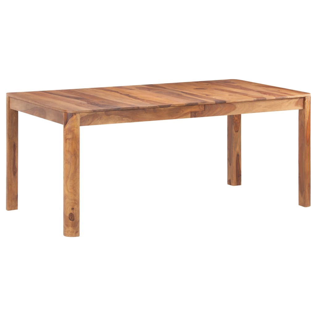 vidaXL Eettafel 120x60x76 cm massief acaciahout - Aashly