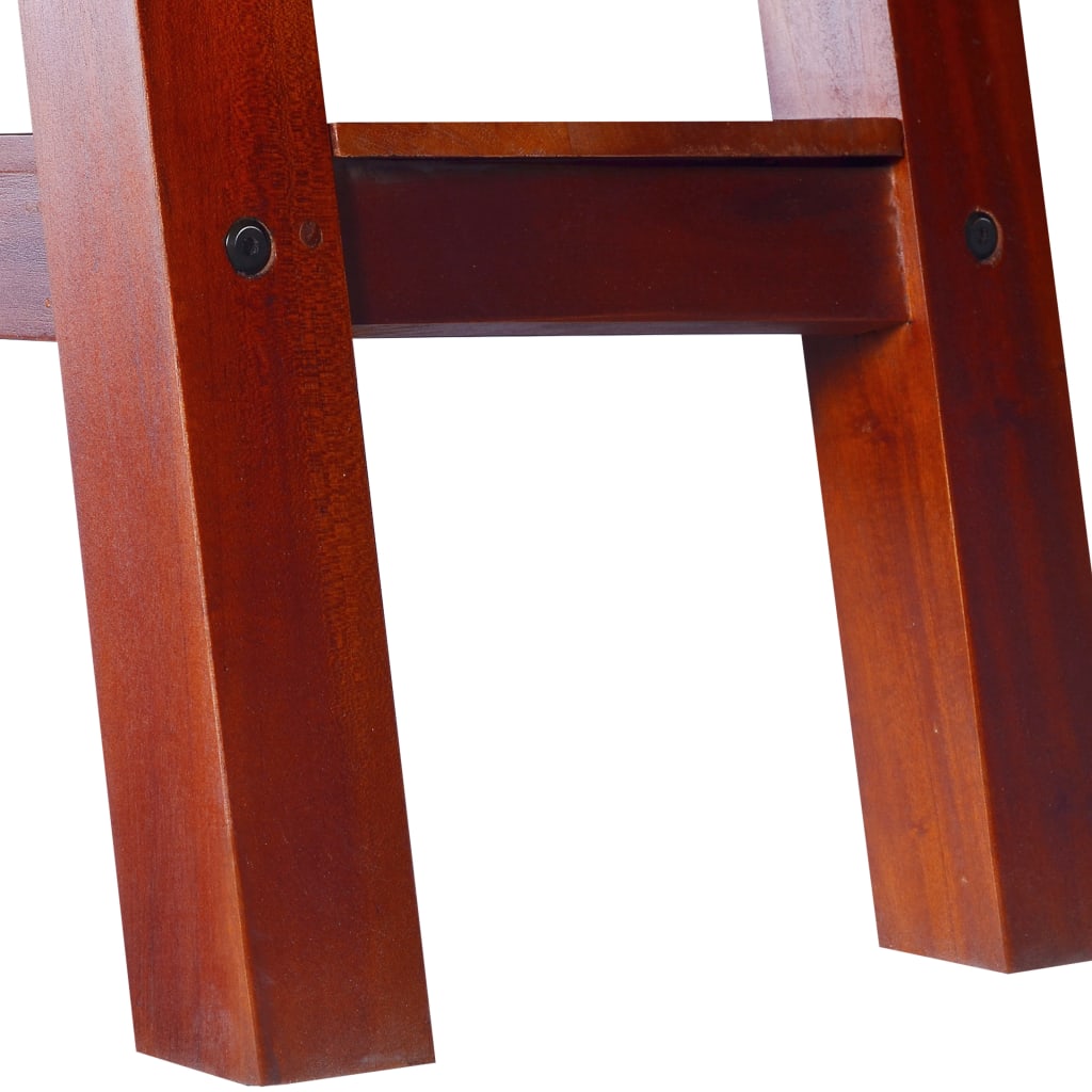 vidaXL Wall Table 90x30x75 cm Solid Mahogany Wood Classic Brown