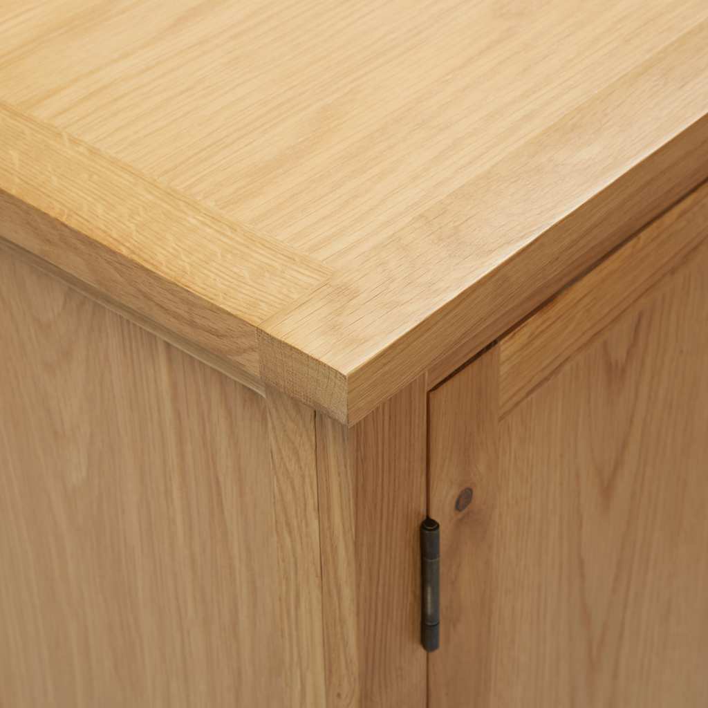 vidaXL Cabinet 45x32x85 cm Solid Oak Wood