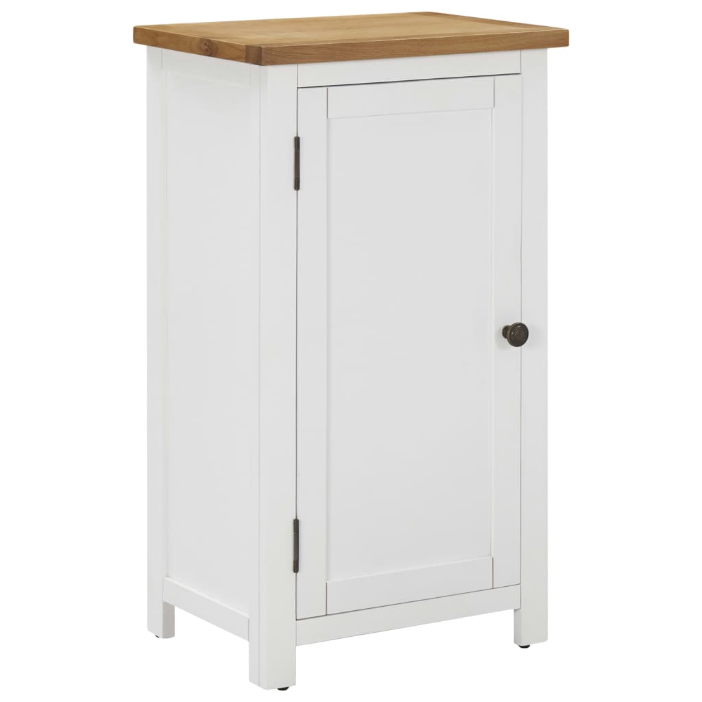 vidaXL Cabinet 45x32x85 cm Solid Oak Wood
