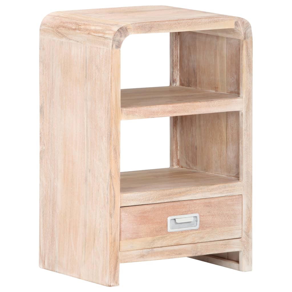 vidaXL Nachtkastje 40x30x60 cm acaciahout met honingafwerking - Aashly