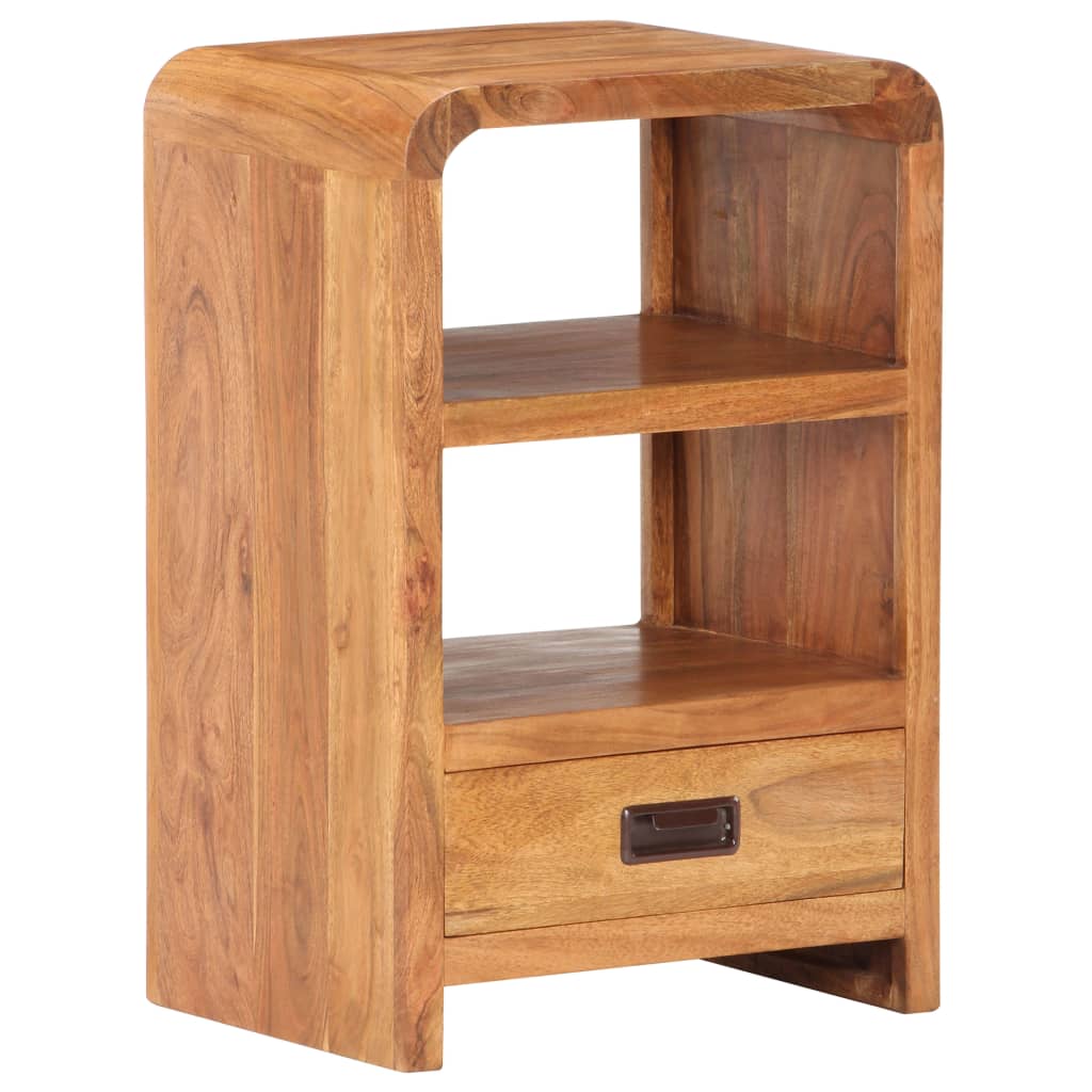 vidaXL Nachtkastje 40x30x60 cm acaciahout met honingafwerking - Aashly