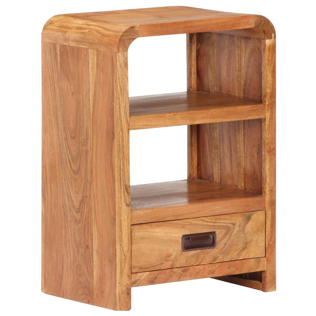 vidaXL Nachtkastje 40x30x60 cm acaciahout met honingafwerking - Aashly