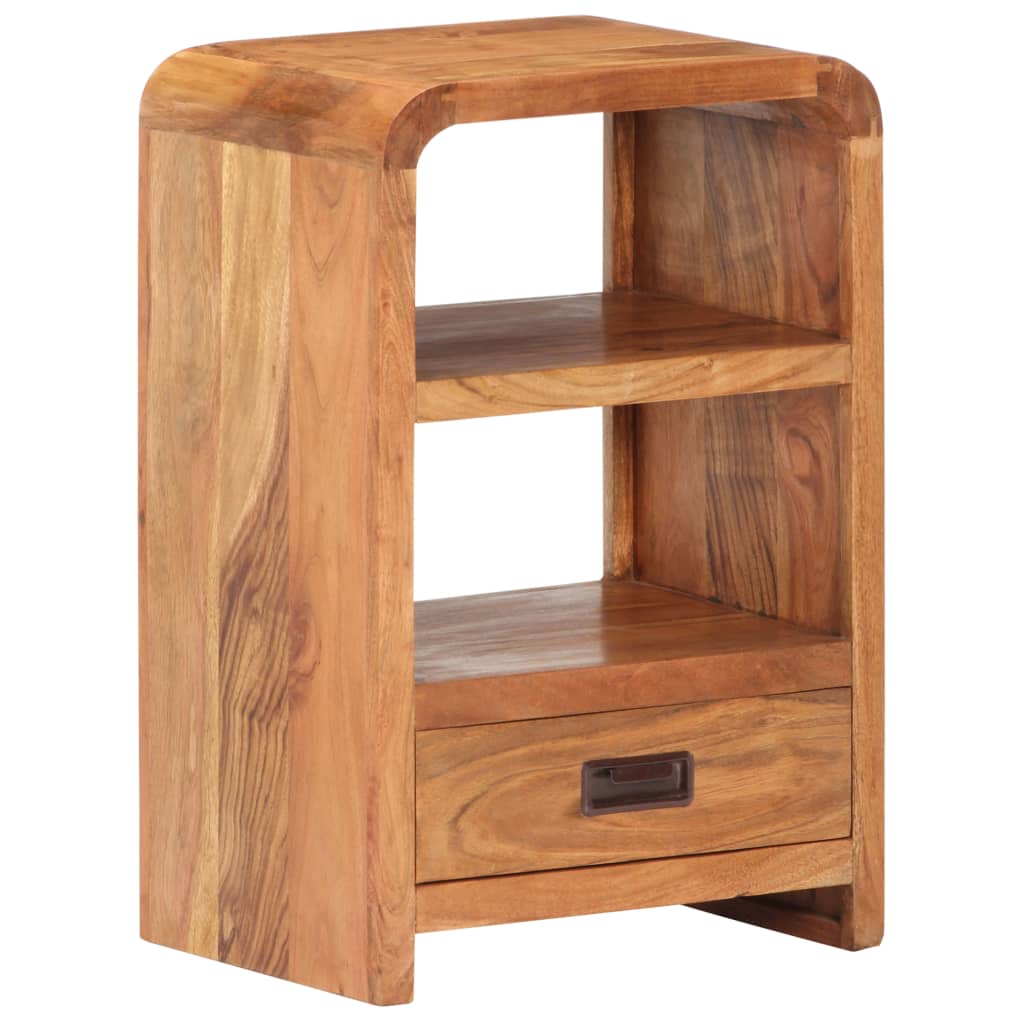 vidaXL Nachtkastje 40x30x60 cm acaciahout met honingafwerking - Aashly