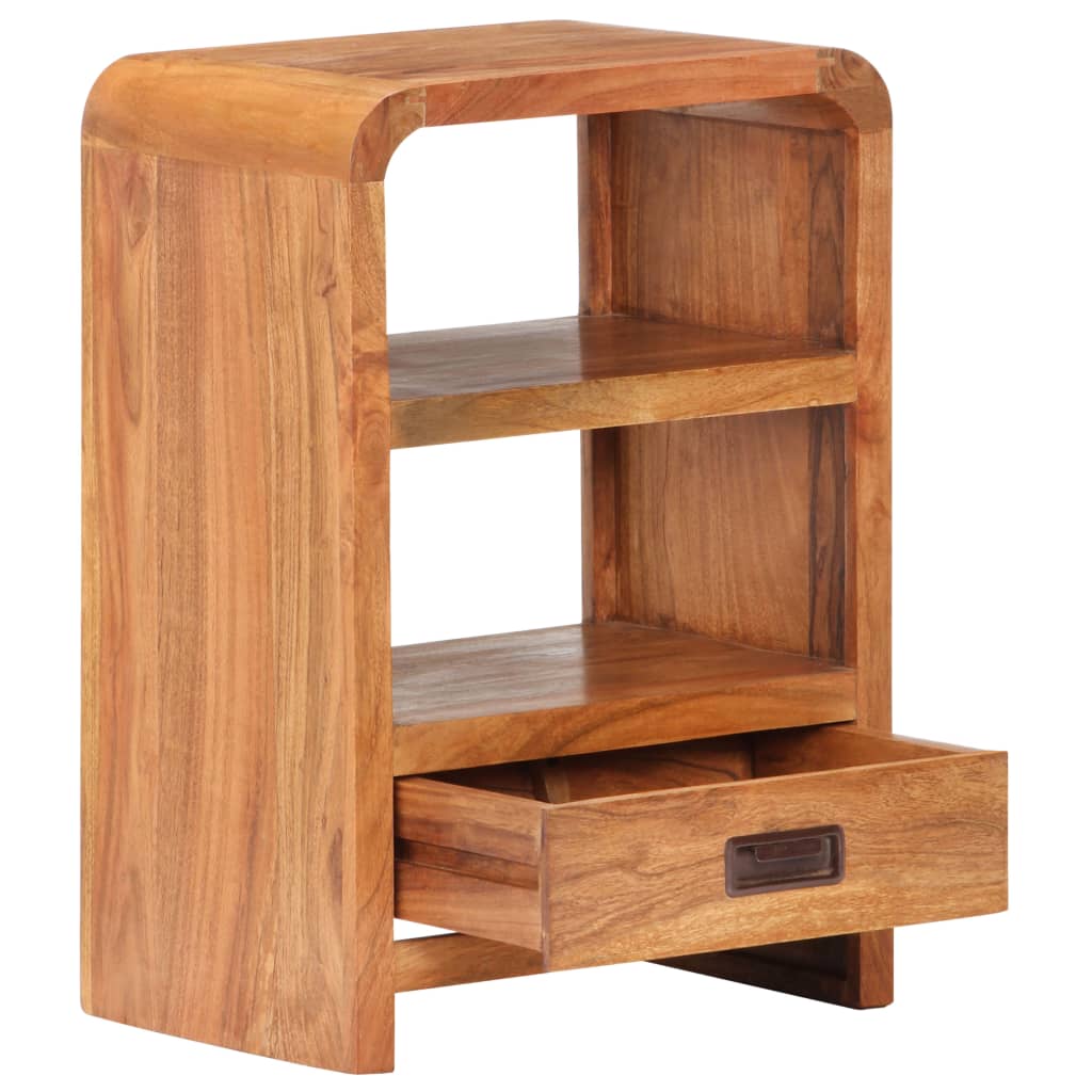 vidaXL Nachtkastje 40x30x60 cm acaciahout met honingafwerking - Aashly