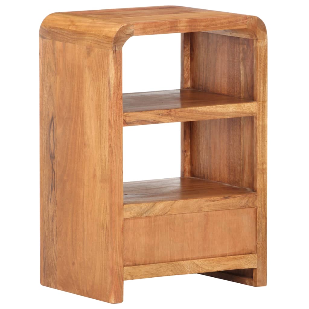 vidaXL Nachtkastje 40x30x60 cm acaciahout met honingafwerking - Aashly