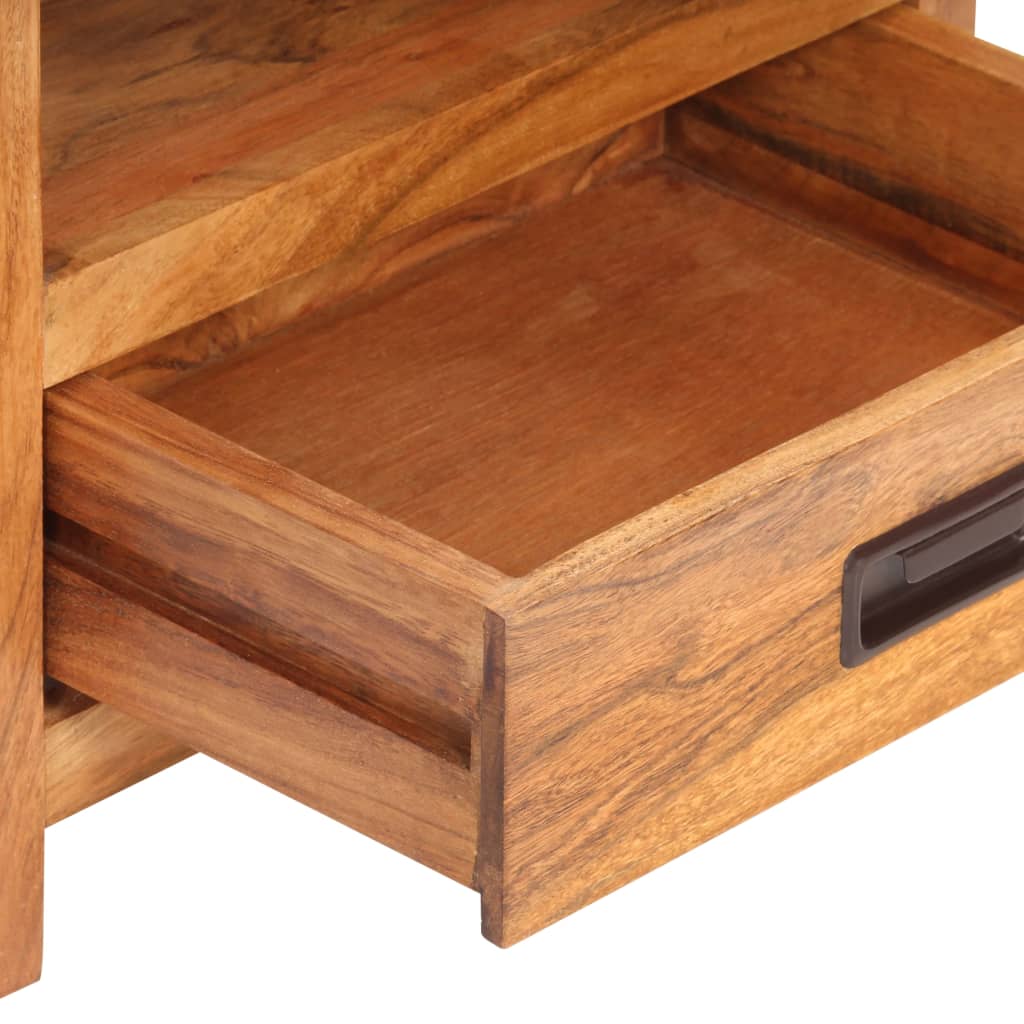 vidaXL Nachtkastje 40x30x60 cm acaciahout met honingafwerking - Aashly