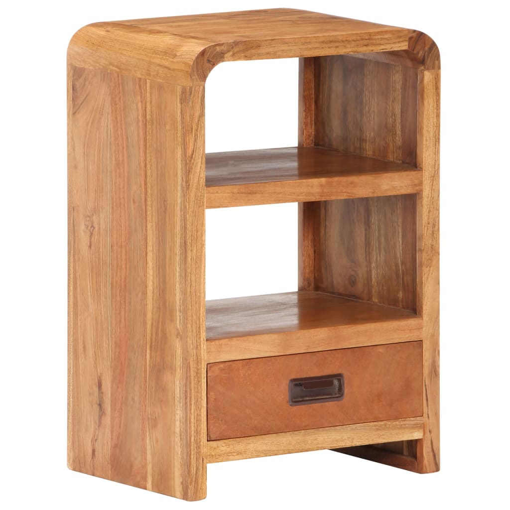 vidaXL Nachtkastje 40x30x60 cm acaciahout met honingafwerking - Aashly