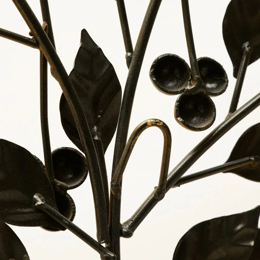 Aashly Metalen Wanddecoratie Boom met Gouden Bladeren – Luxe Wanddecoratie voor Woonkamer