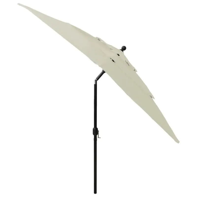3-Laagse parasol met gepoedercoat aluminium paal voor tuin en terras - Parasols en zonneschermen