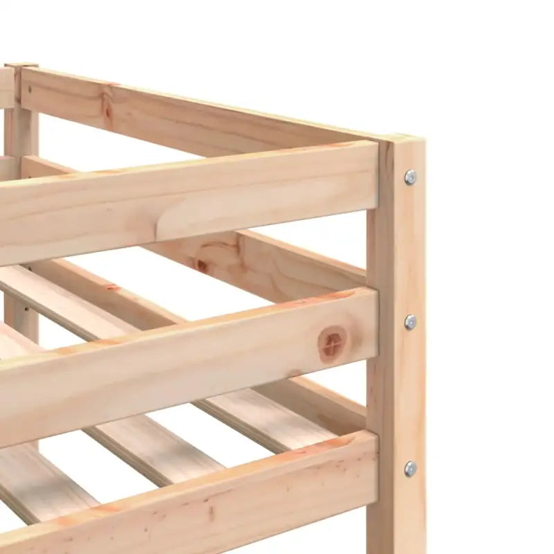 3 persoons stapelbed van massief grenenhout voor kleine kamers - Bedden & bedframes