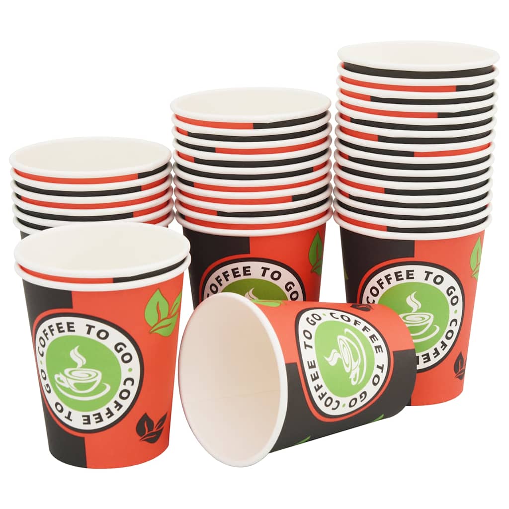 vidaXL Wegwerp koffiebekers papier 120 ml (4 oz) 1000 st - Aashly