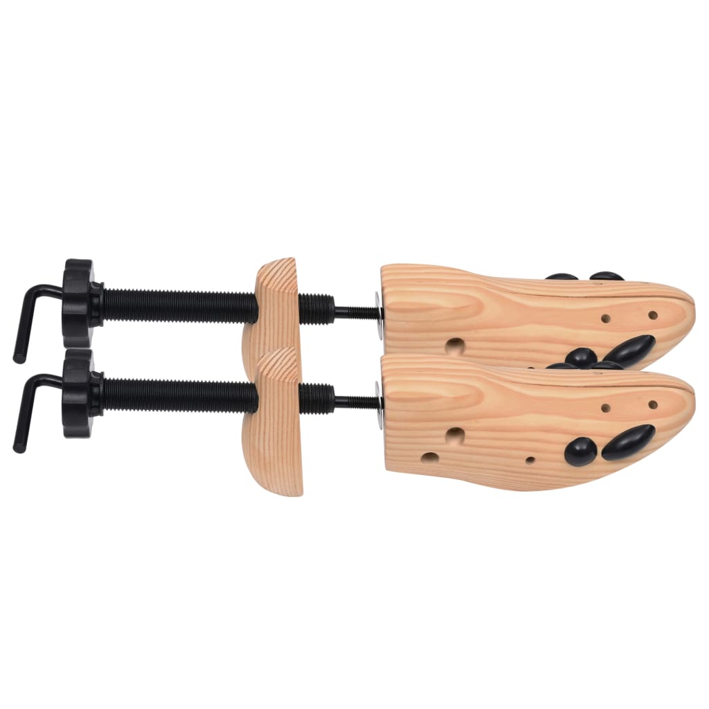 vidaXL Schoenspanners 2 paar maat 36-40 massief grenenhout - Aashly