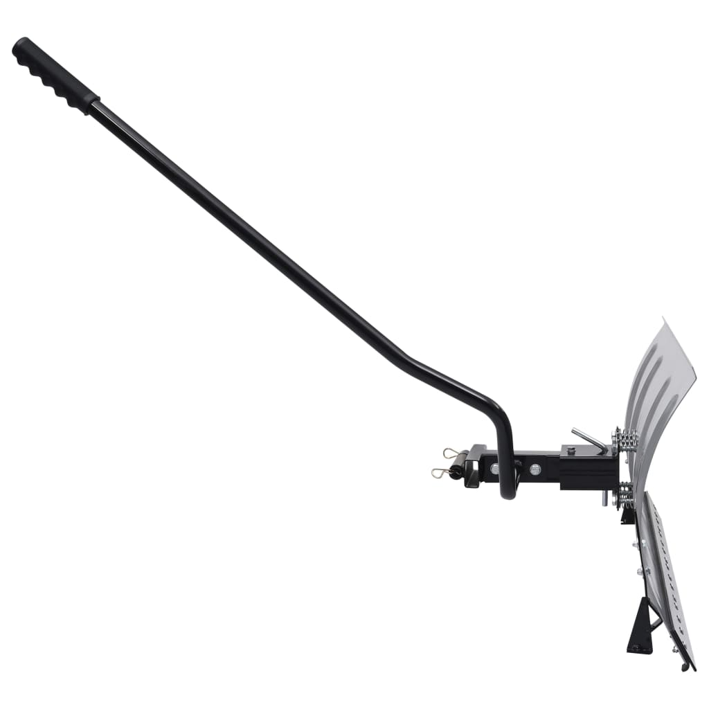 vidaXL Snow Plow for Lawn Mower with Adapter 100 cm
