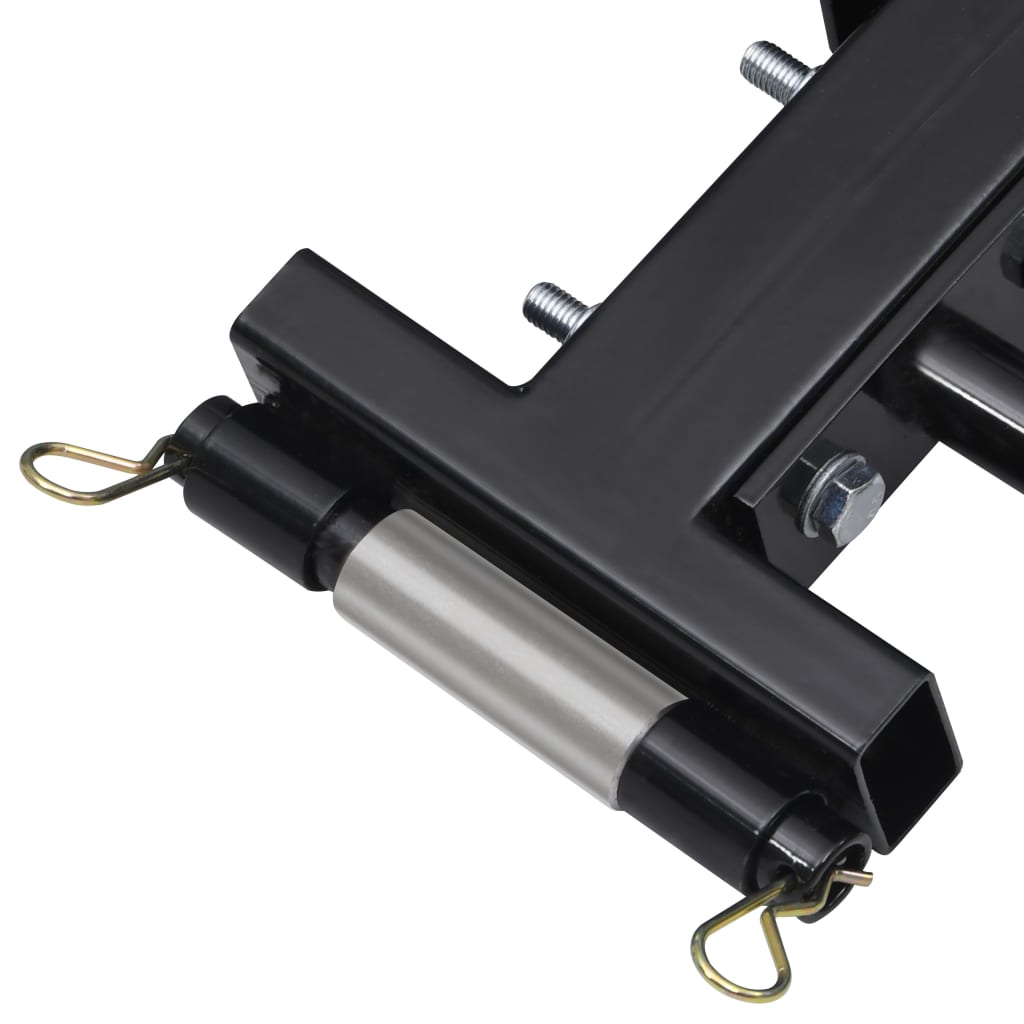 vidaXL Snow Plow for Lawn Mower with Adapter 100 cm