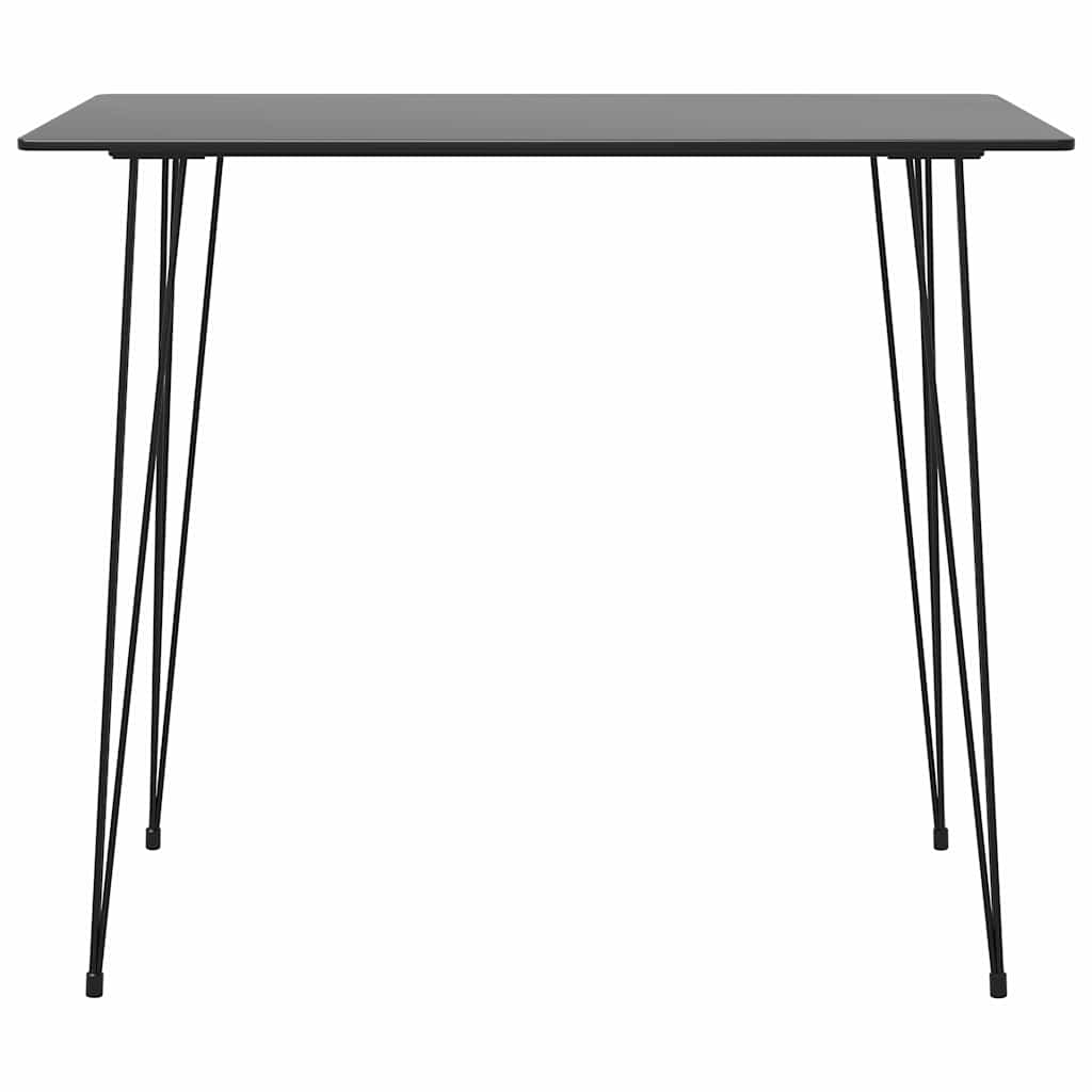 vidaXL 5-delige Barset zwart